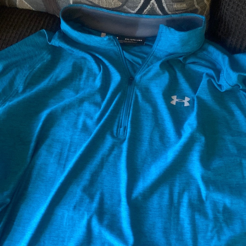 Under Armour Blue and Black Pullover